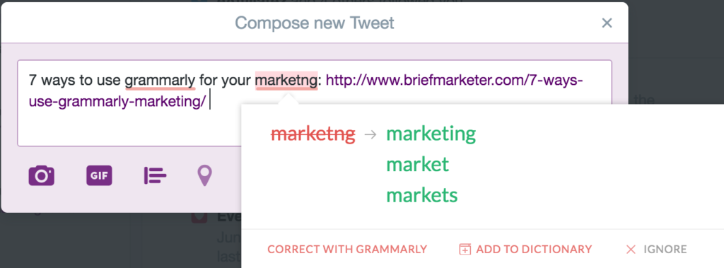 grammarly browser extension